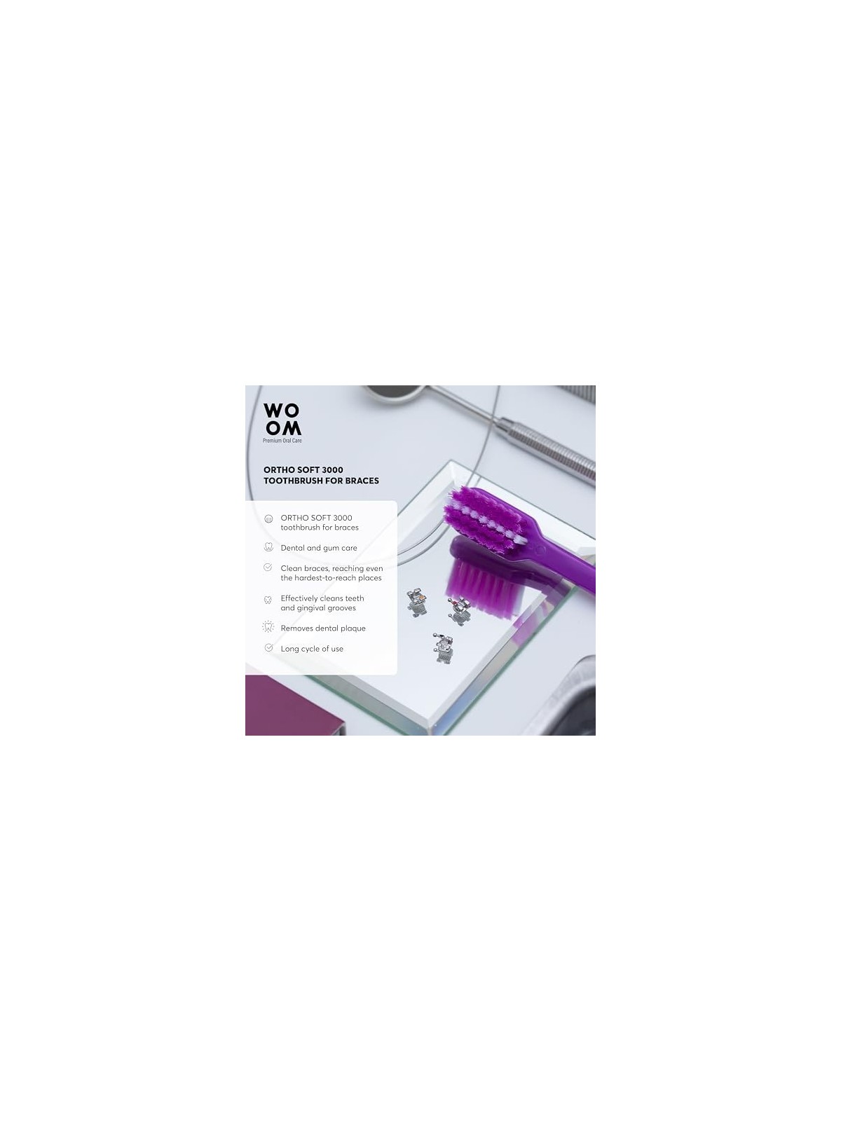WOOM Ortho Soft 3000 spazzolino ortodontico