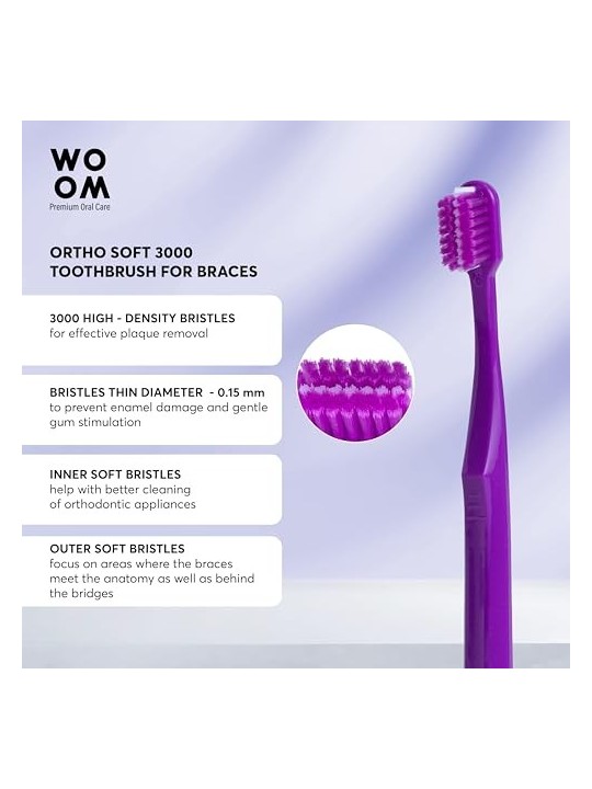 WOOM Ortho Soft 3000 spazzolino ortodontico