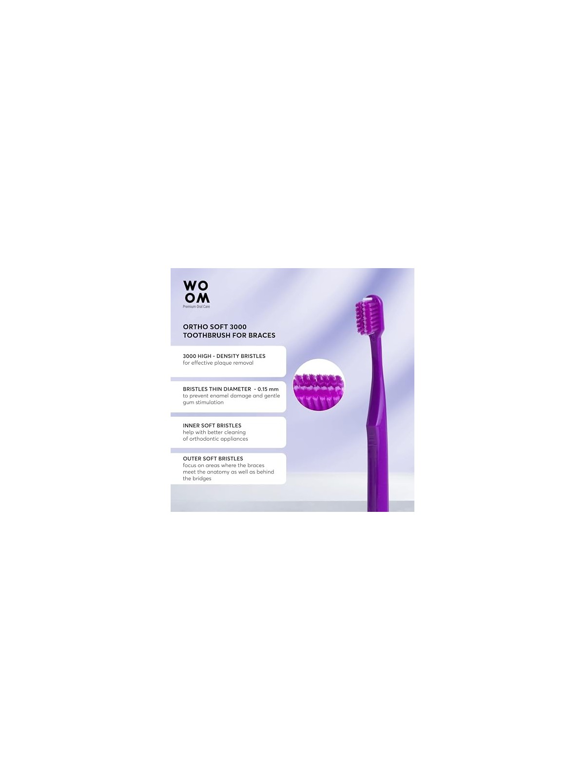 WOOM Ortho Soft 3000 spazzolino ortodontico