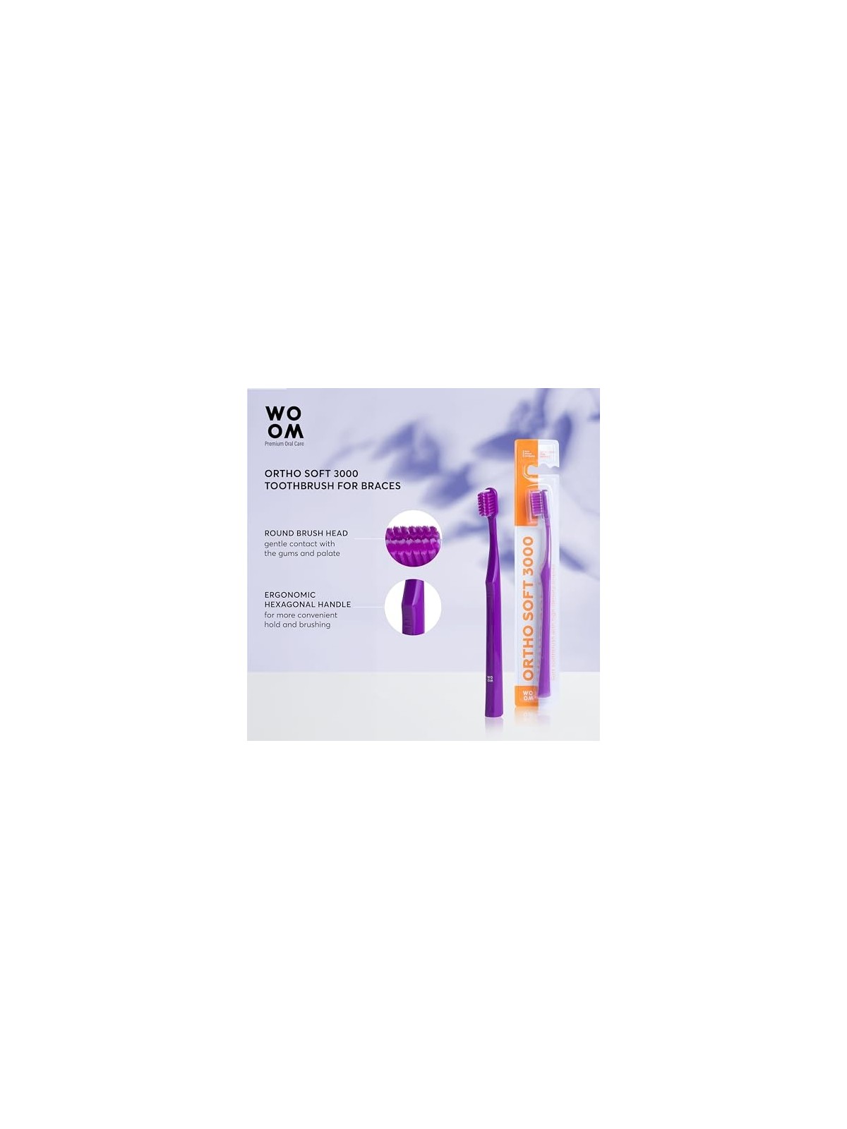 WOOM Ortho Soft 3000 spazzolino ortodontico