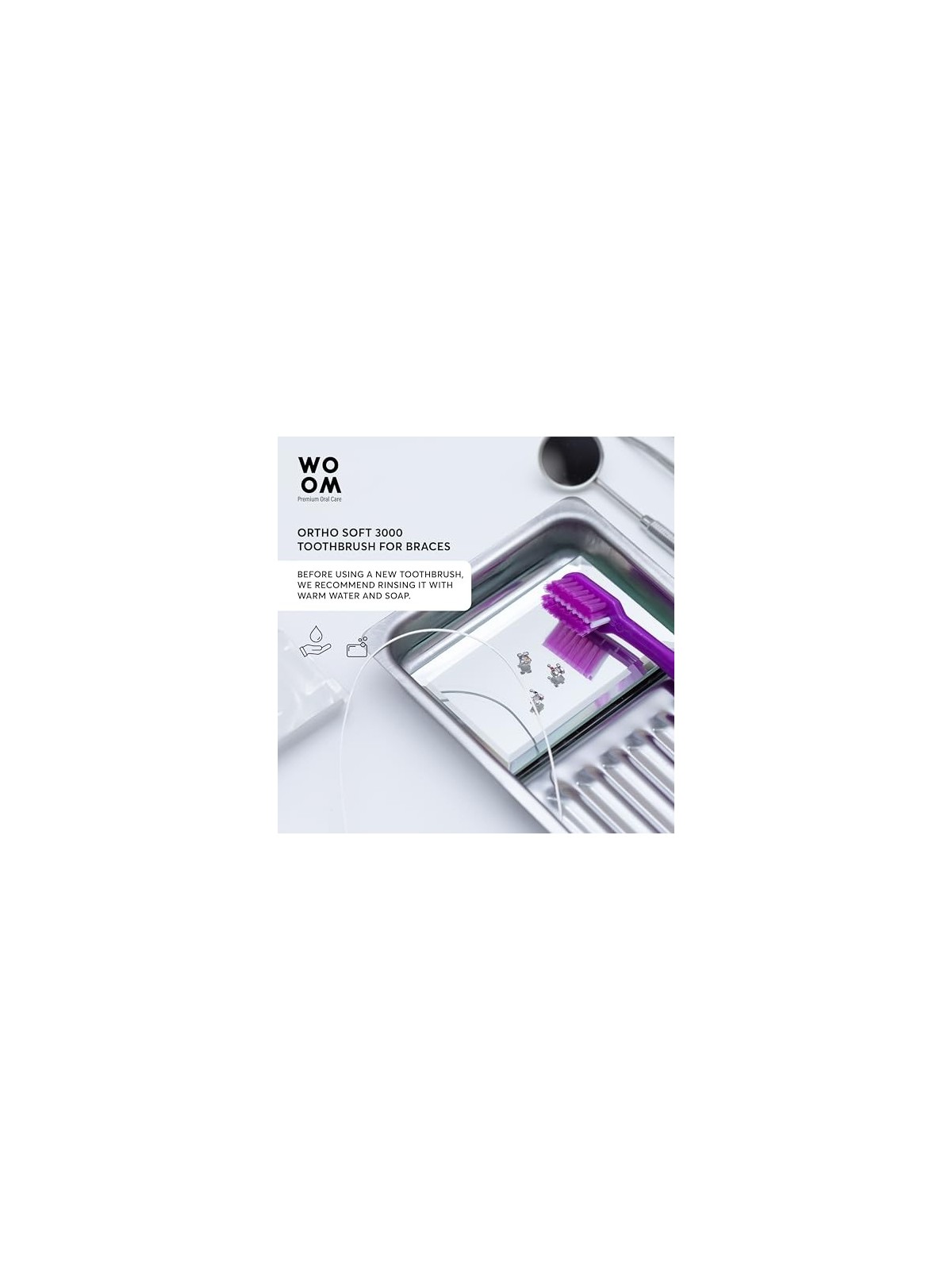 WOOM Ortho Soft 3000 spazzolino ortodontico