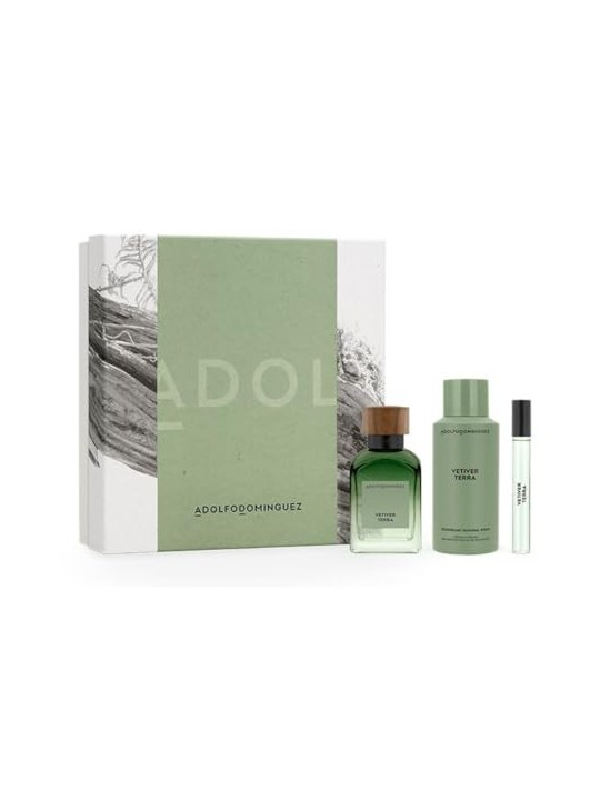 Adolfo Dominguez VETIVER TERRA set 4 unit unisex