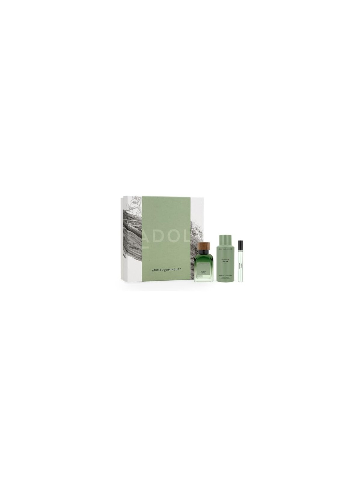 Adolfo Dominguez VETIVER TERRA set 4 unit unisex