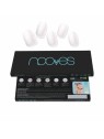 Nooves Lamine per Unghie Gel Perl Premium Luxe Cat Perlato Bianco 20 U unisex