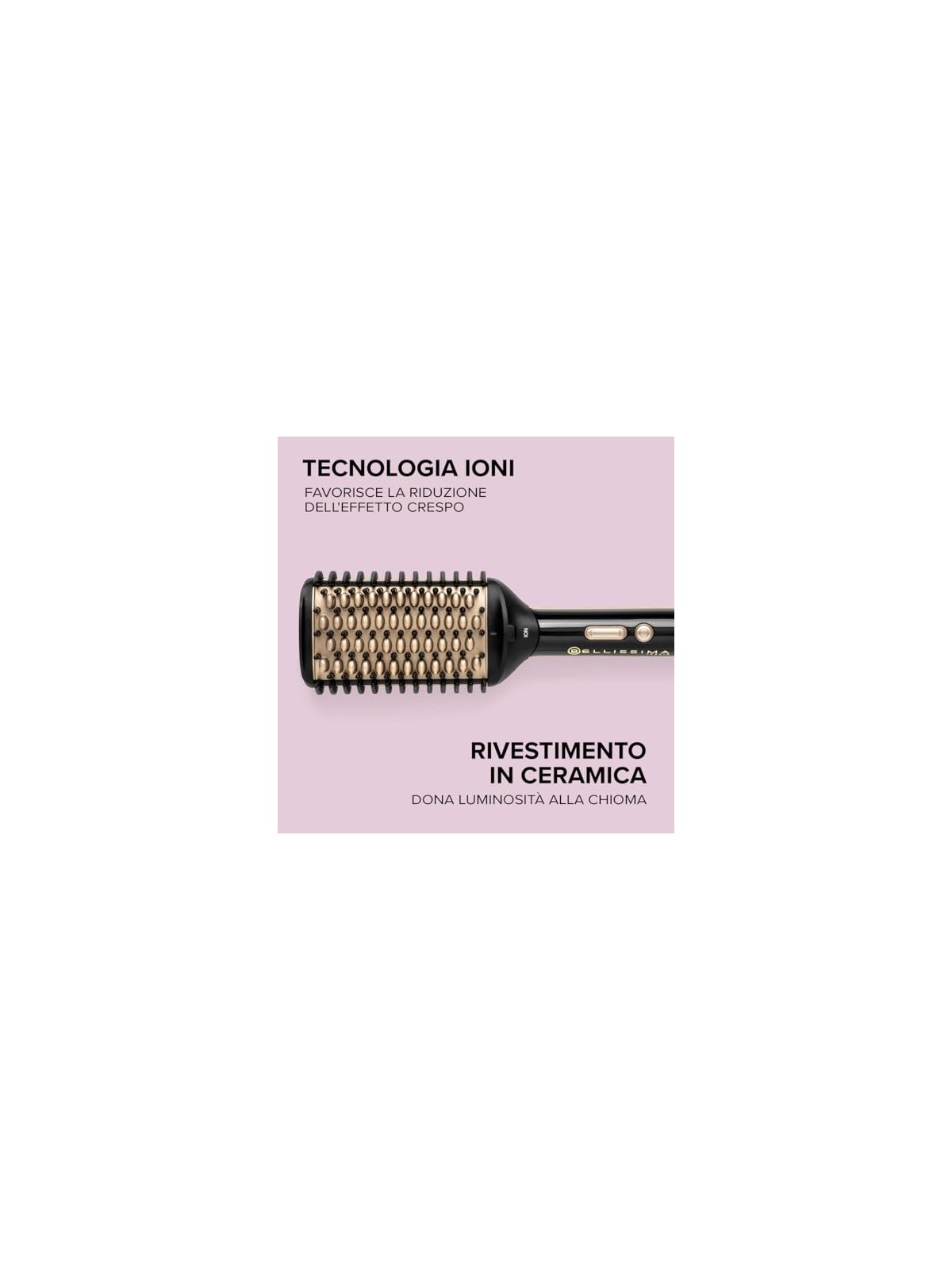 Bellissima Magic Shiny Brush 11879 Spazzola per capelli lisciante donna