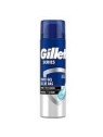 Gillette Gel da barba detergente al carbone uomo 200ml