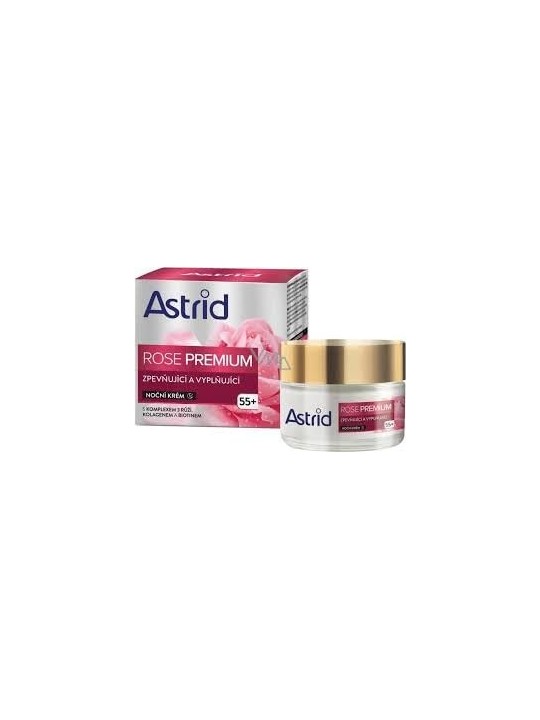 Astrid Crema notte Premium alla rosa 55 donna 50ml