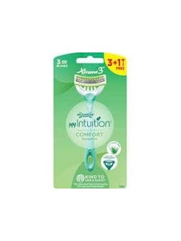 Wilkinson My Intuition Xtreme3 Comfort Sensitive Women's Disposable Razor 4pcs