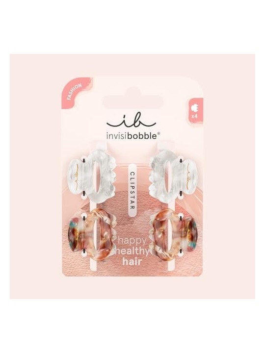 Elegant hair clips for women by Invisibobble Clipstar Petit Bijoux S
