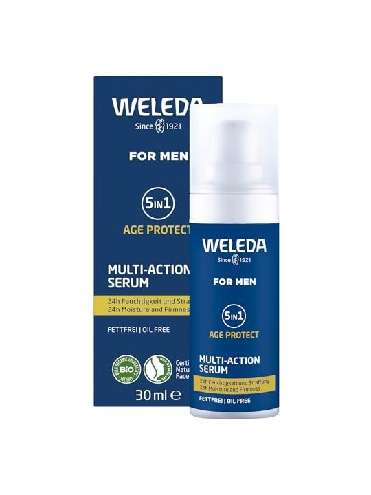 Siero multifunzionale Weleda For Men per la pelle da uomo
