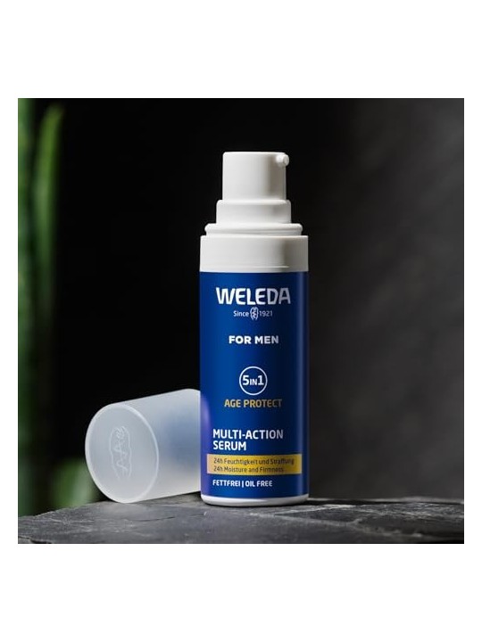 Siero multifunzionale Weleda For Men per la pelle da uomo