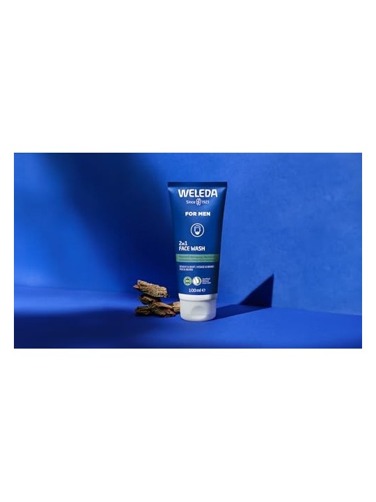 Gel detergente viso e barba per uomo
