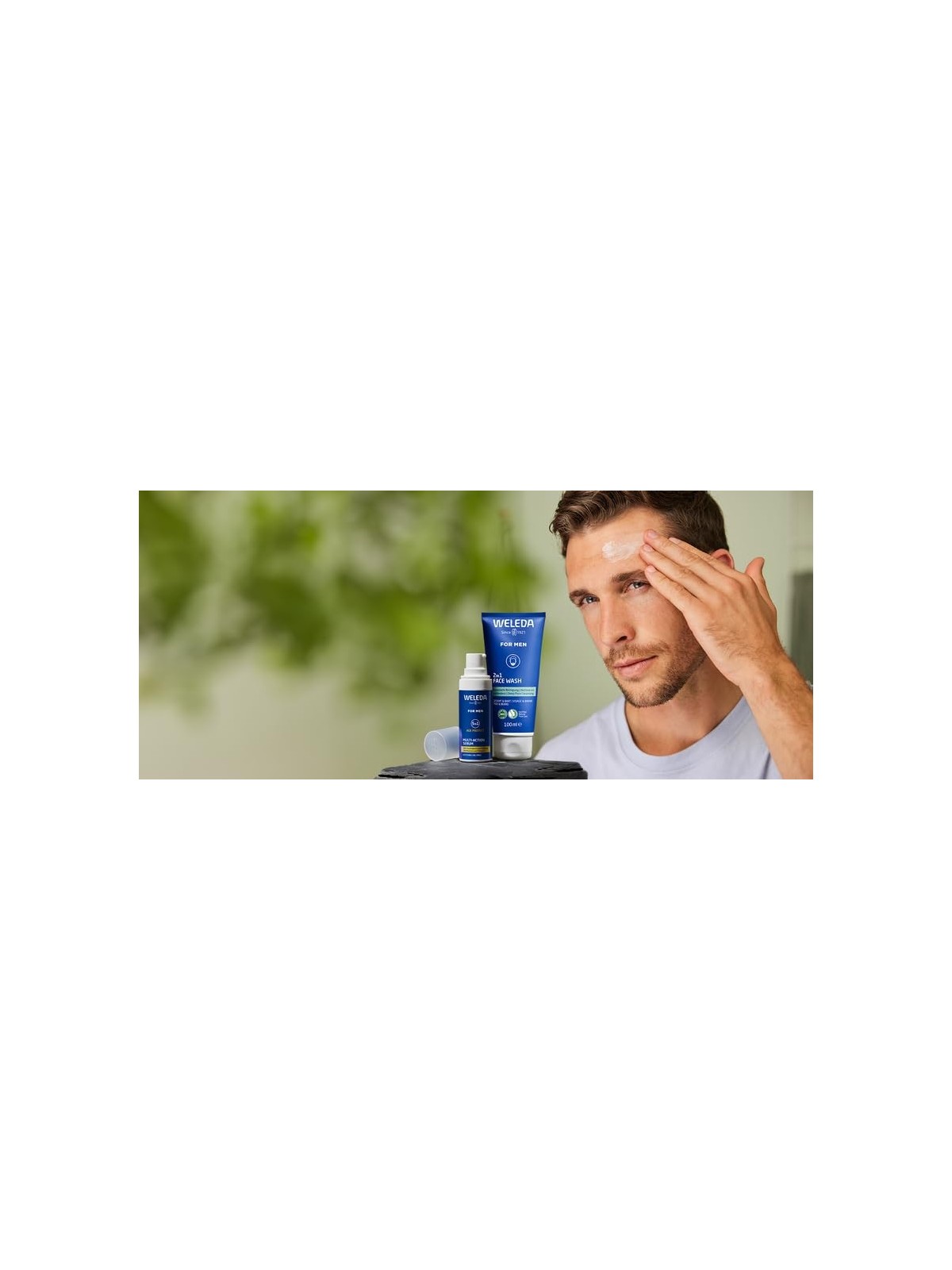 Gel detergente viso e barba per uomo