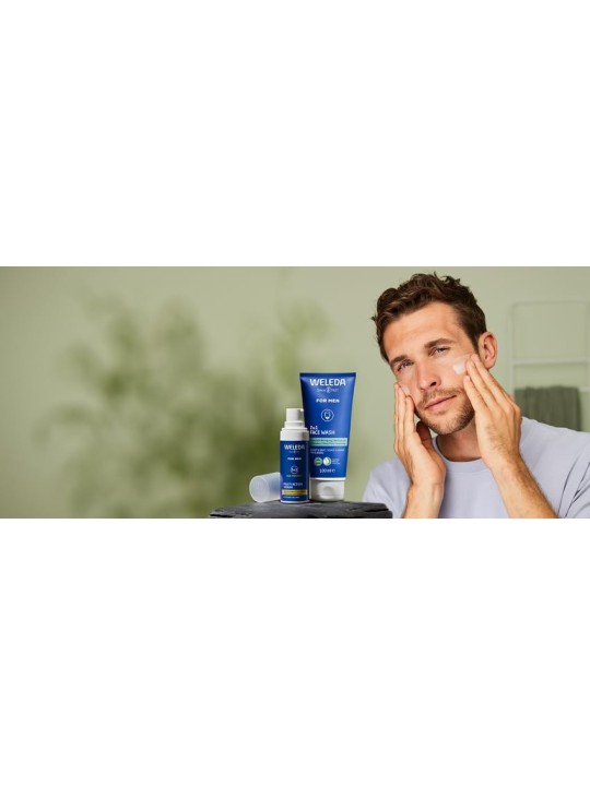 Gel detergente viso e barba per uomo