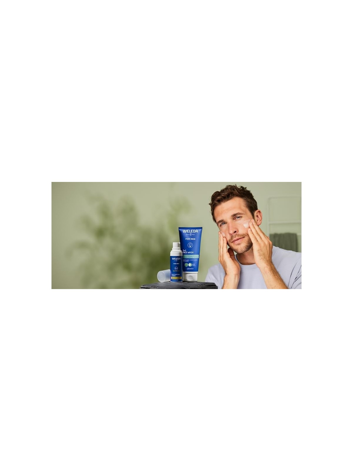 Gel detergente viso e barba per uomo