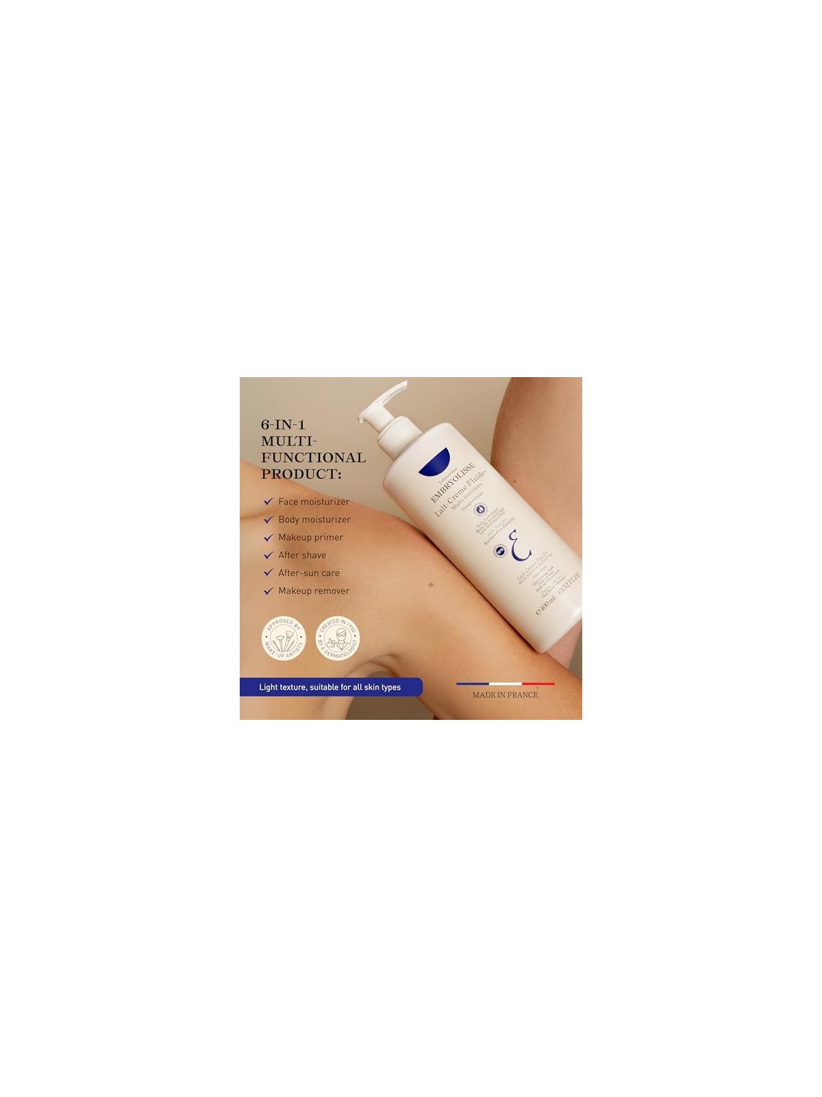 Embryolisse Lait Creme Fluid Face & Body Cream 75ml