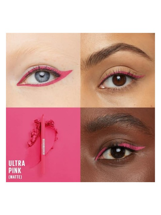 Maybelline Liner per tatuaggi impermeabile matita gel 13 g donna 802 Ultra Pink