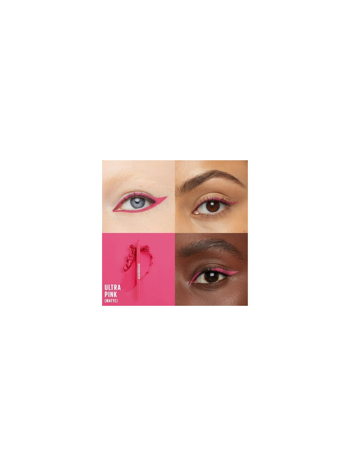 Maybelline Liner per tatuaggi impermeabile matita gel 13 g donna 802 Ultra Pink