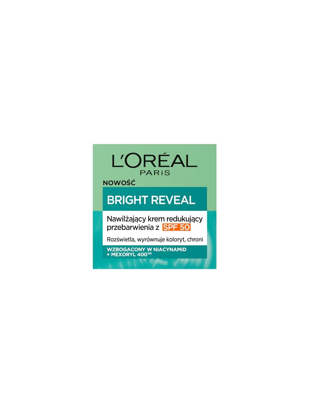 LOREAL Bright Reveal crema viso idratante riducente discromie SPF50 50ml