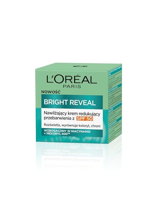LOREAL Bright Reveal crema viso idratante riducente discromie SPF50 50ml
