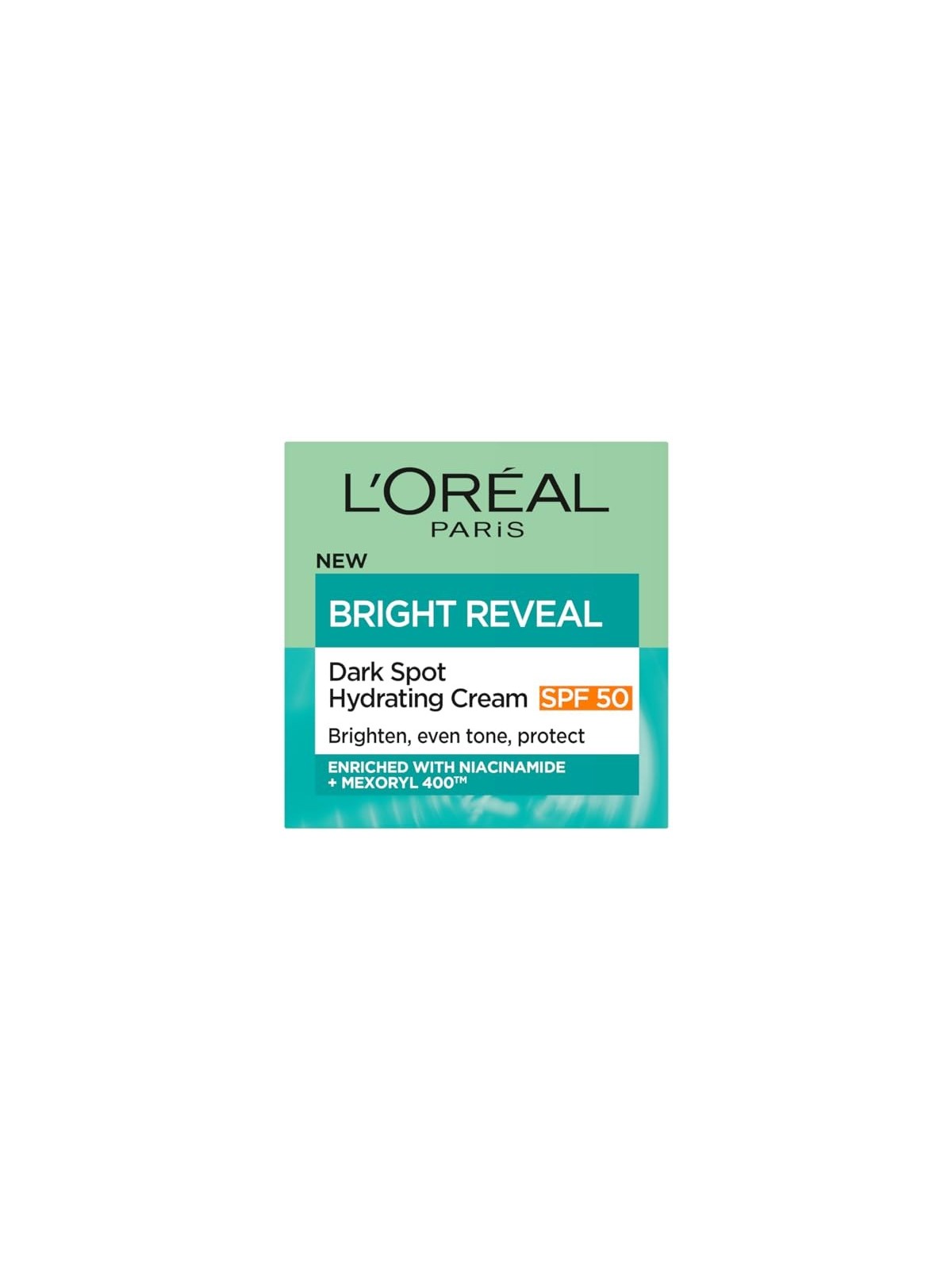 LOREAL Bright Reveal crema viso idratante riducente discromie SPF50 50ml