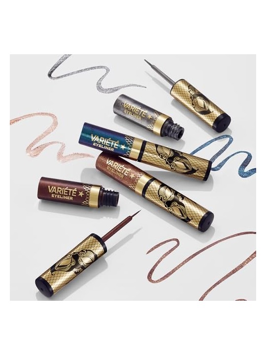 EVELINE Eyeliner colorato variegato in calamaio 04 Silver Dust 4ml