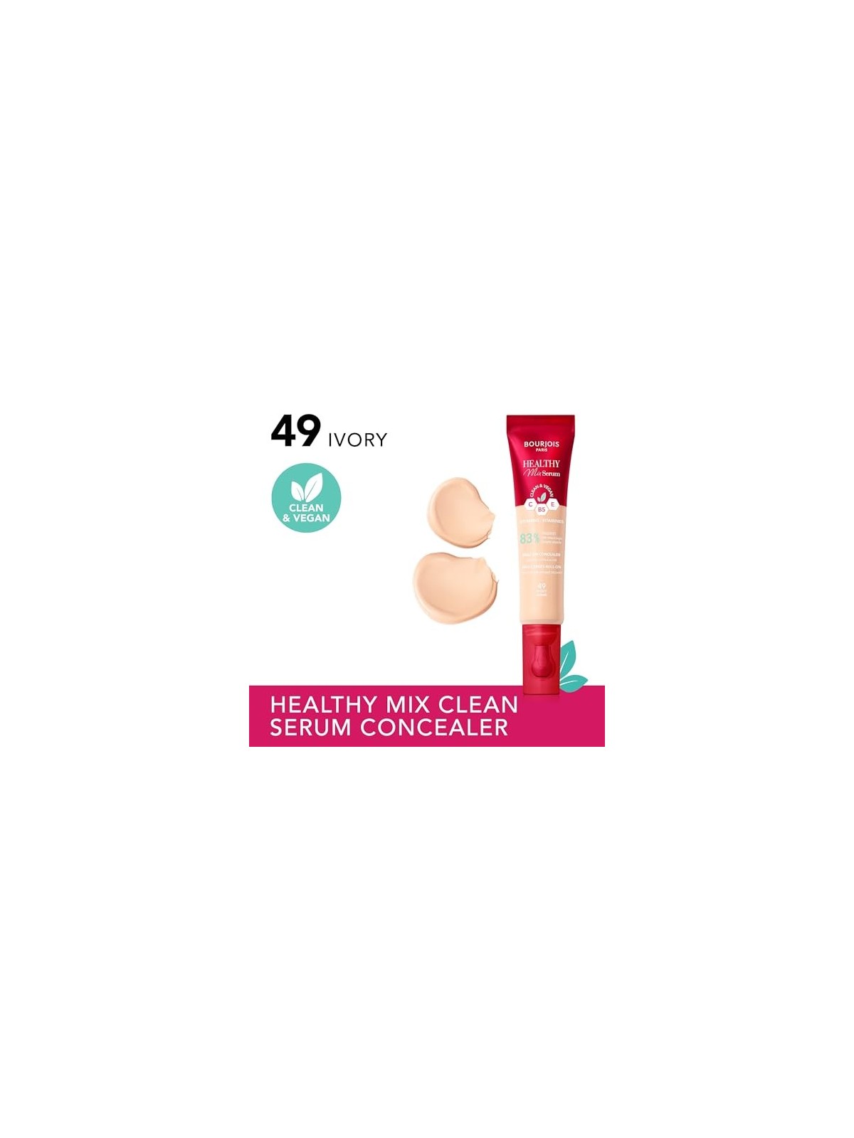 Bourjois Healthy Mix Serum Concealer roll-on 13ml 49 Ivory