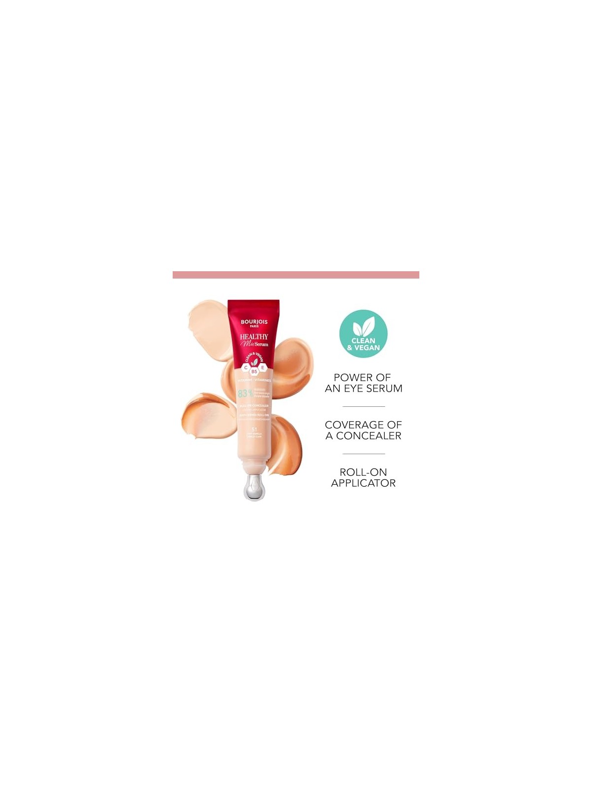 Bourjois Healthy Mix Serum Concealer roll-on 13ml 58 Caramel