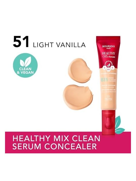 Bourjois Healthy Mix Serum Concealer roll-on 13ml 51 Light Vanilla