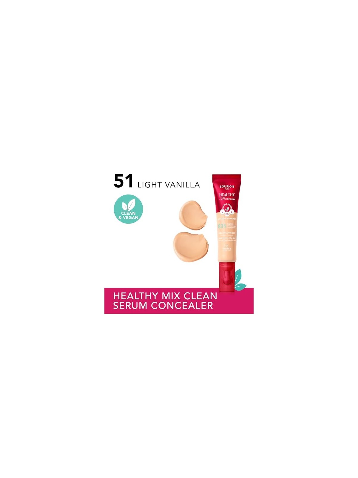 Bourjois Healthy Mix Serum Concealer roll-on 13ml 51 Light Vanilla