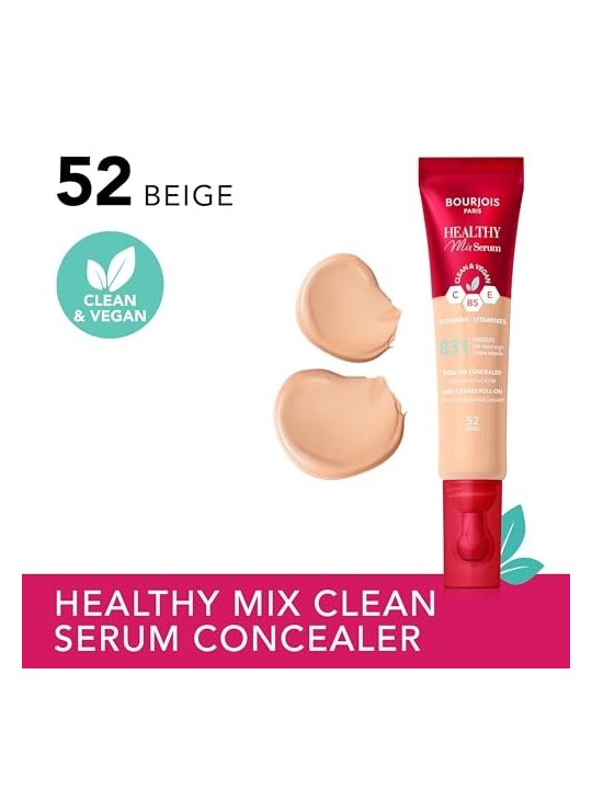 Bourjois Healthy Mix Serum Correttore rollon Clean Vegan 13 ml donna 52 Beige