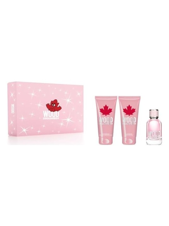 Dsquared2 Wood Pour Femme Set 3 Pezzi unisex
