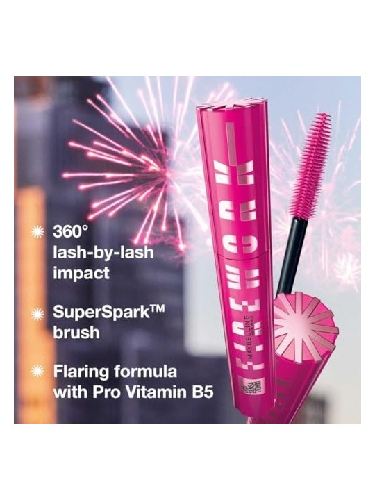 Maybelline Ciglia Sensazionali Fuochi D'artificio 10 ml donna Black