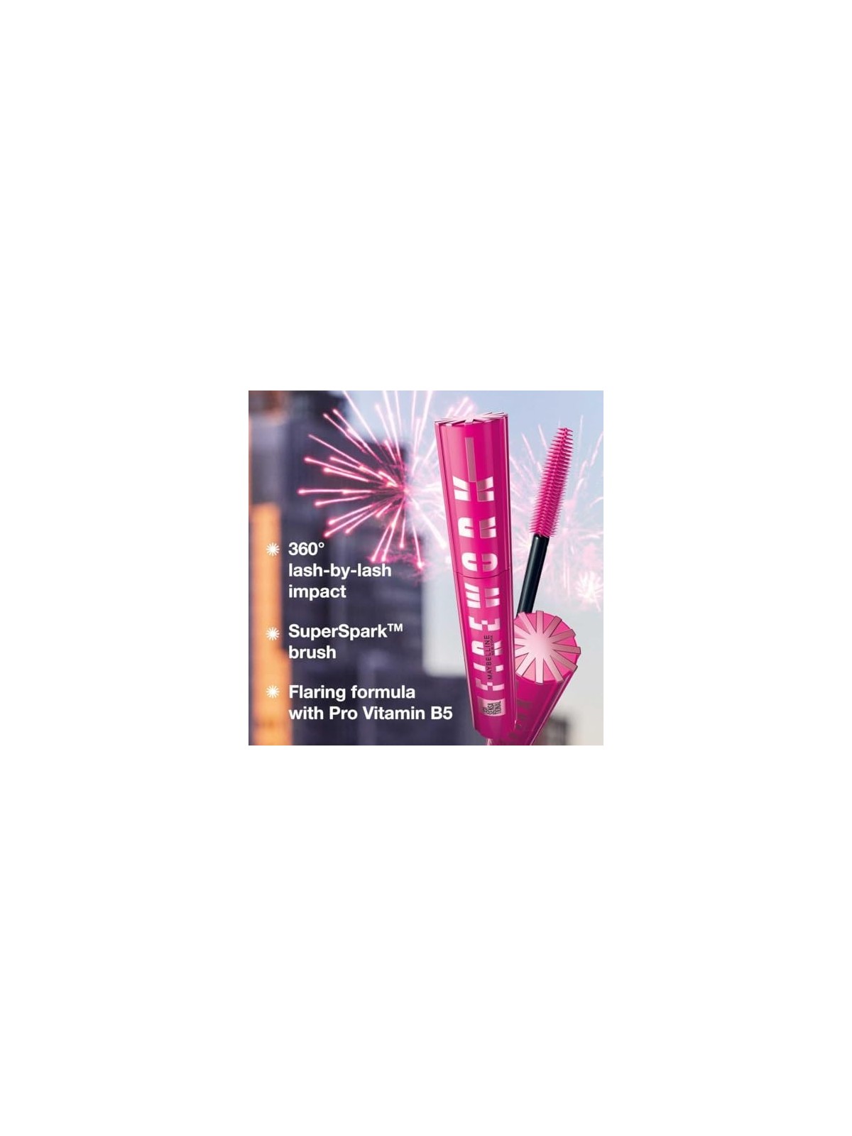 Maybelline Ciglia Sensazionali Fuochi D'artificio 10 ml donna Black