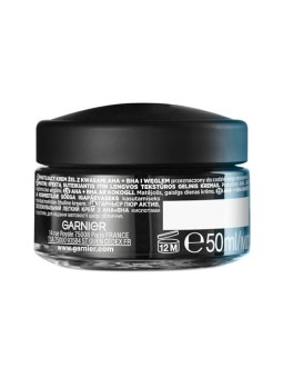 Crema viso mattificante GARNIER Pure Active AHA BHA Charcoal