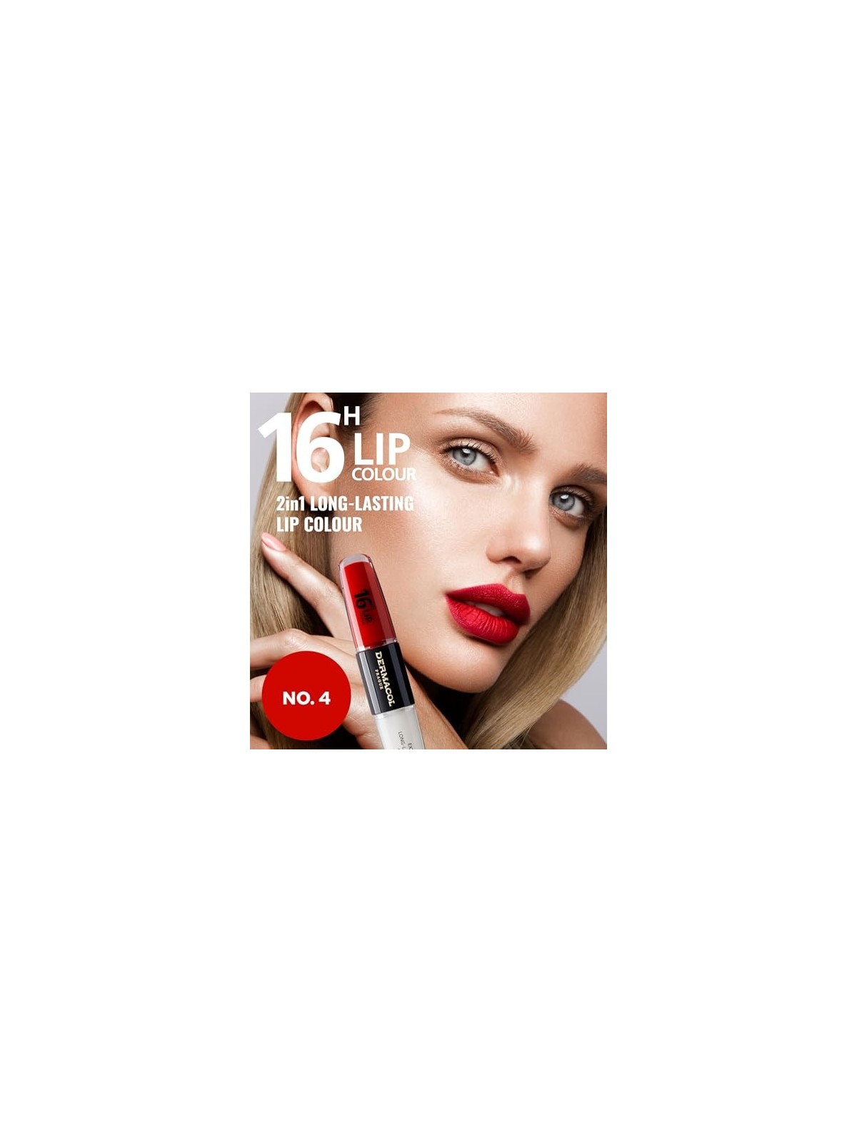 Rossetto a lunga tenuta Dermacol 16H Lip Colour 4 ml donna 4