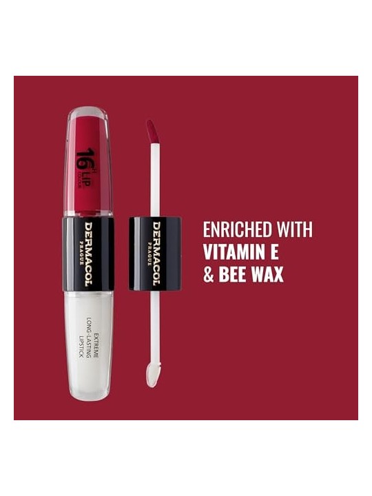 Rossetto a lunga tenuta Dermacol 16H Lip Colour 4 ml donna 3