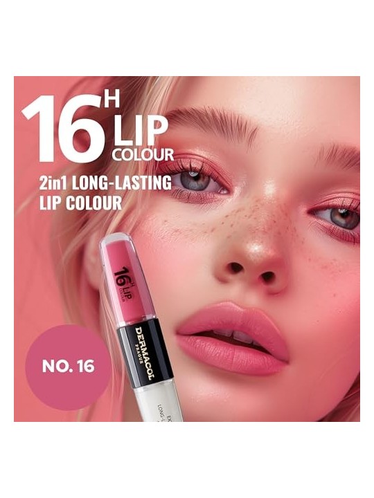 Rossetto a lunga tenuta Dermacol 16H Lip Colour 4 ml donna 16