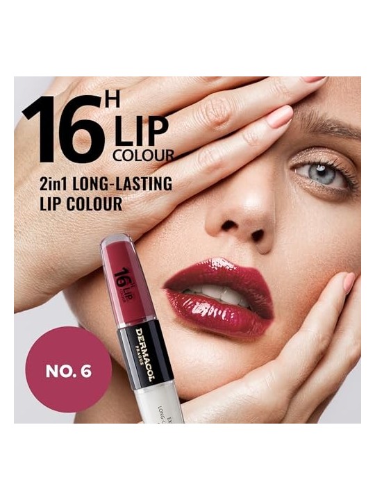 Rossetto a lunga tenuta Dermacol 16H Lip Colour 4 ml donna 6