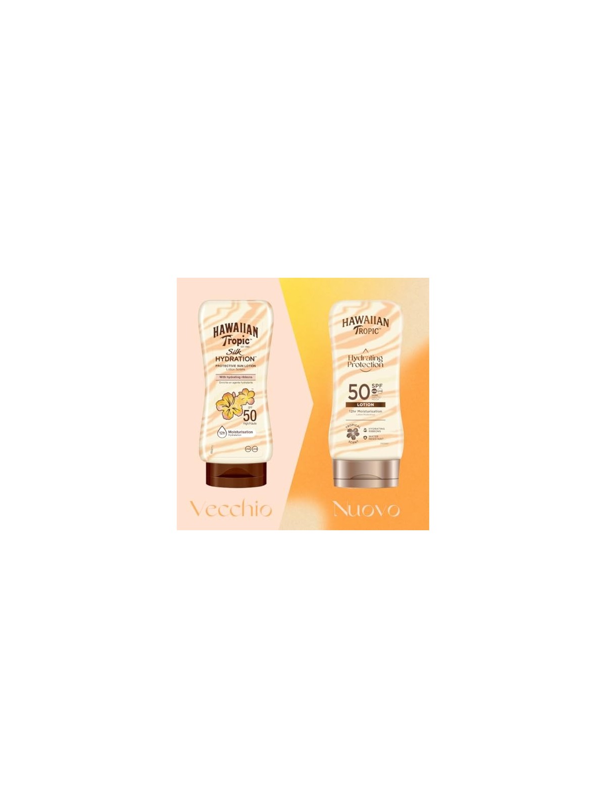 Hawaiian Tropic Hydrating Protection Lotion SPF 50 Crema solare idratante donna 180ml