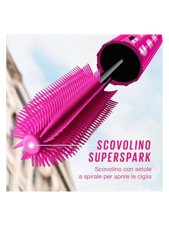 Maybelline Ciglia Sensazionali Fuochi D'artificio Impermeabili 10 ml donna Black