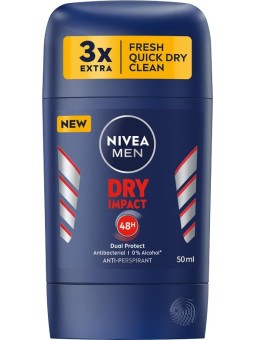 NIVEA Men Dry Impact stick antitraspirante 50ml
