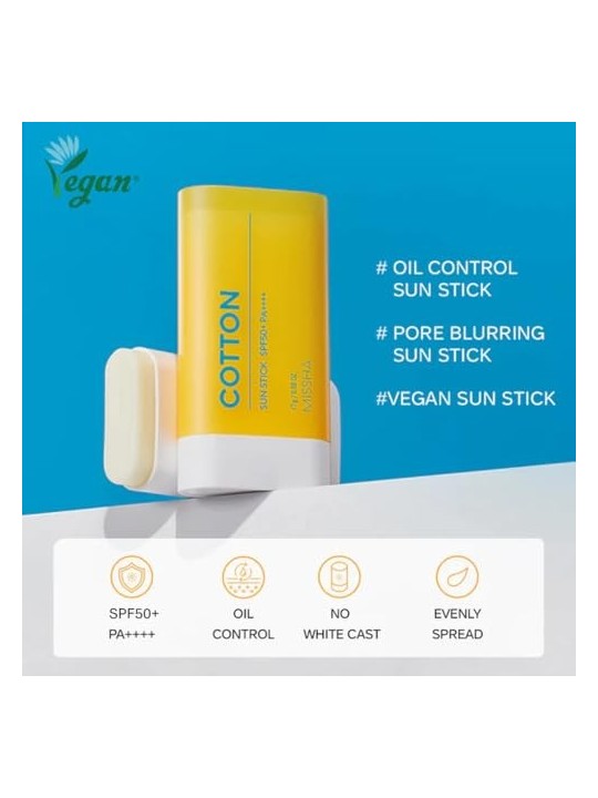 Missha Cotton Sun Stick SPF 50
