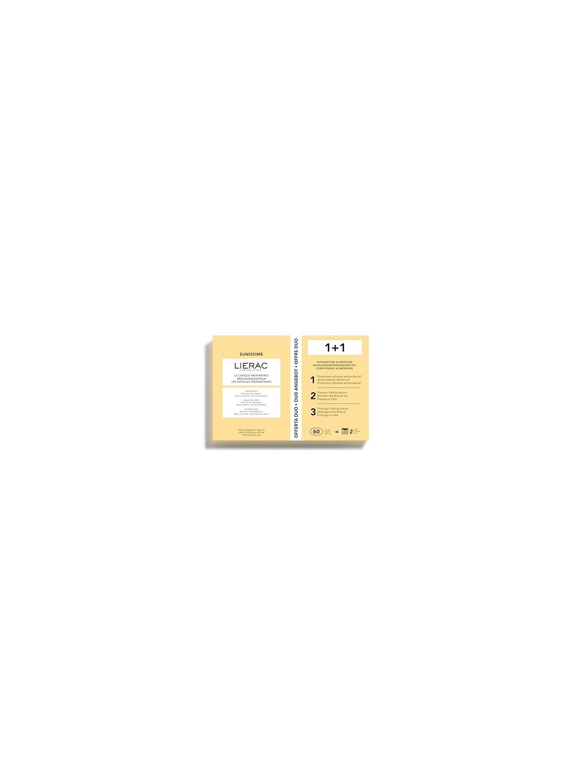 Lierac Sunissime The Preparing Capsules Duo Set 60 unità