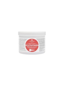 Kallos Multivitaminico con estratto di Ginseng e maschera per capelli allavocado donna 500ml