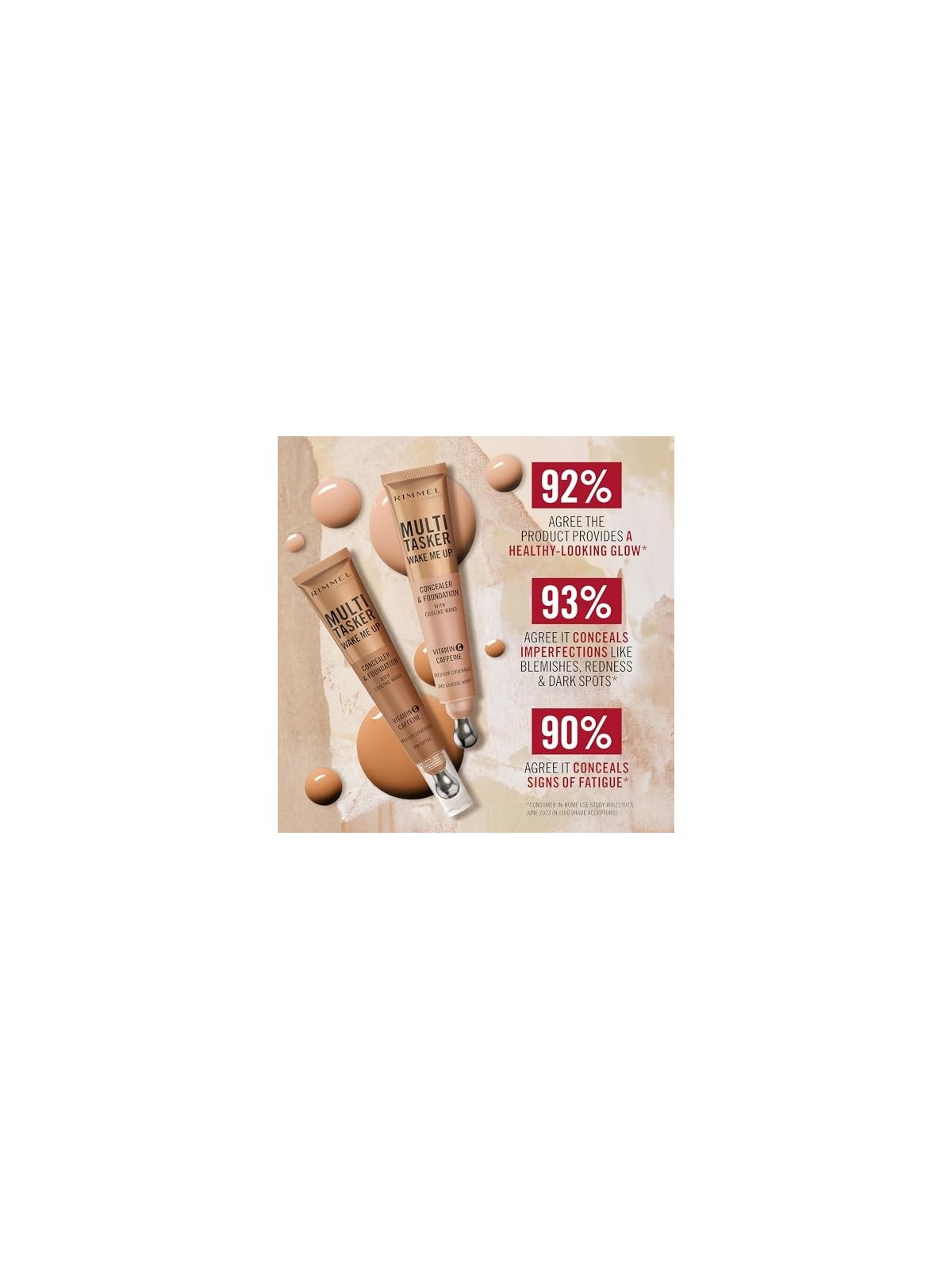 Rimmel Multi Tasker Wake Me Up Correttore e Fondotinta Correttore 20 ml donna 030 Light