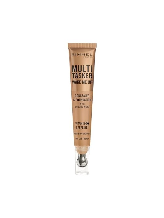 Rimmel Multi Tasker Wake Me Up Correttore e Fondotinta Light Honey
