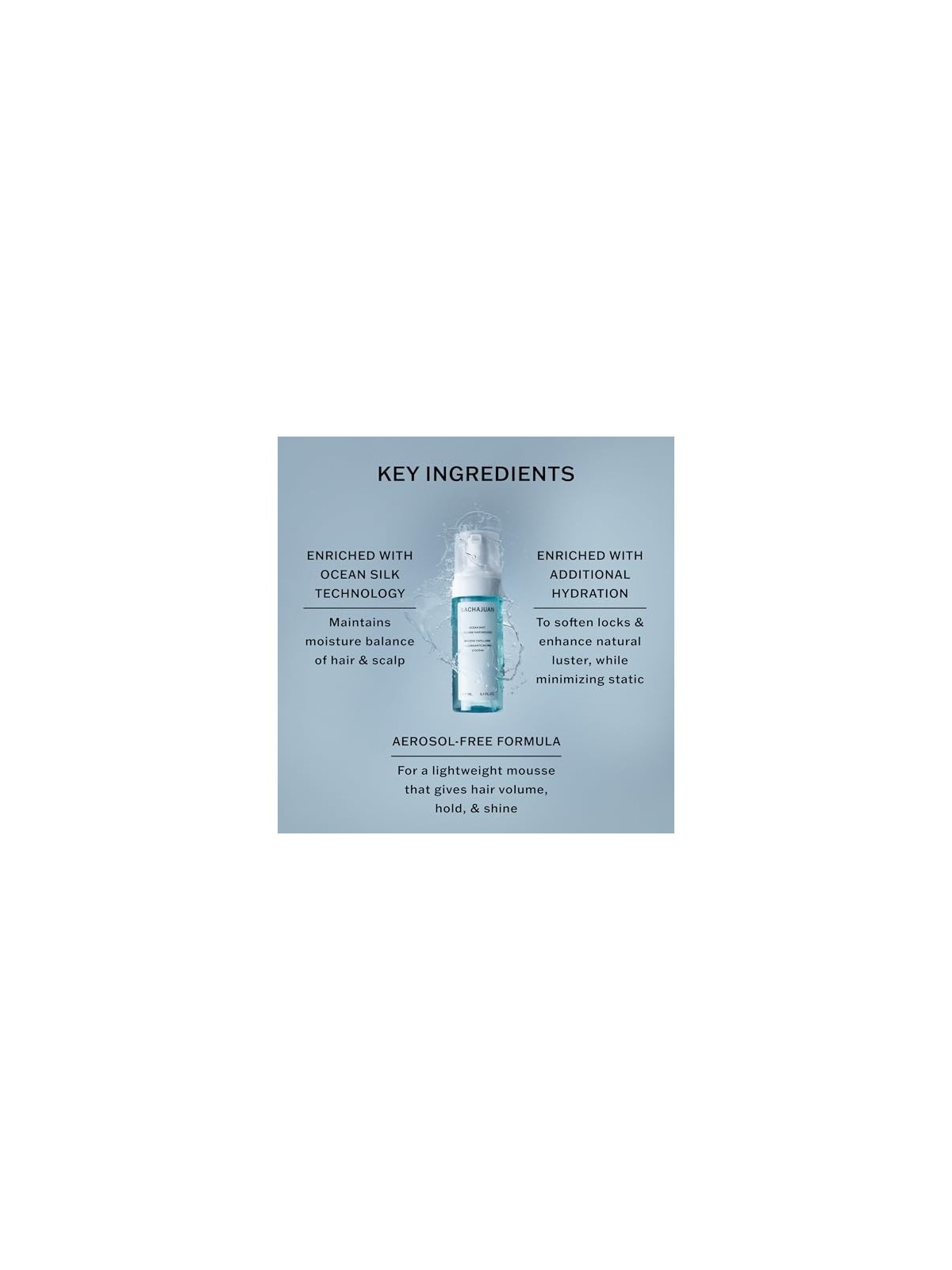 Schiuma volume capelli Sachajuan Ocean Mist 150ml