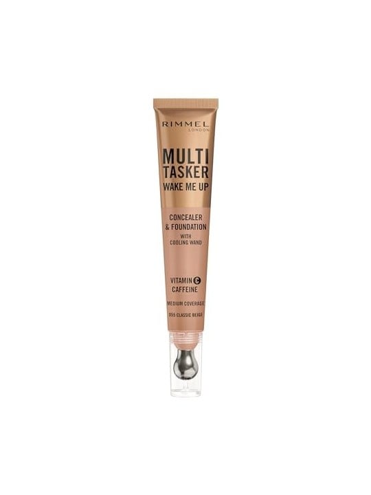 Rimmel Multi Tasker Wake Me Up Correttore e Fondotinta Correttore 20 ml donna 055 Classic Beige