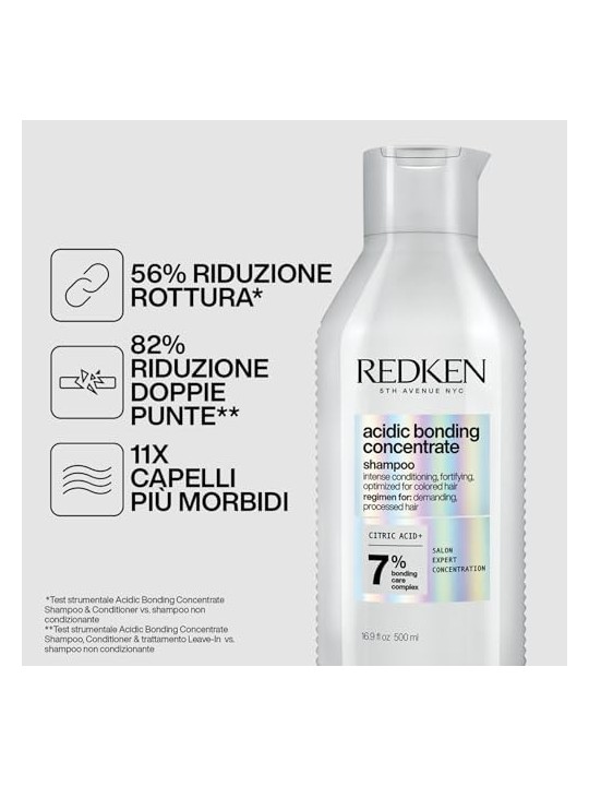 Shampoo Redken concentrato per legame acido donna 500ml